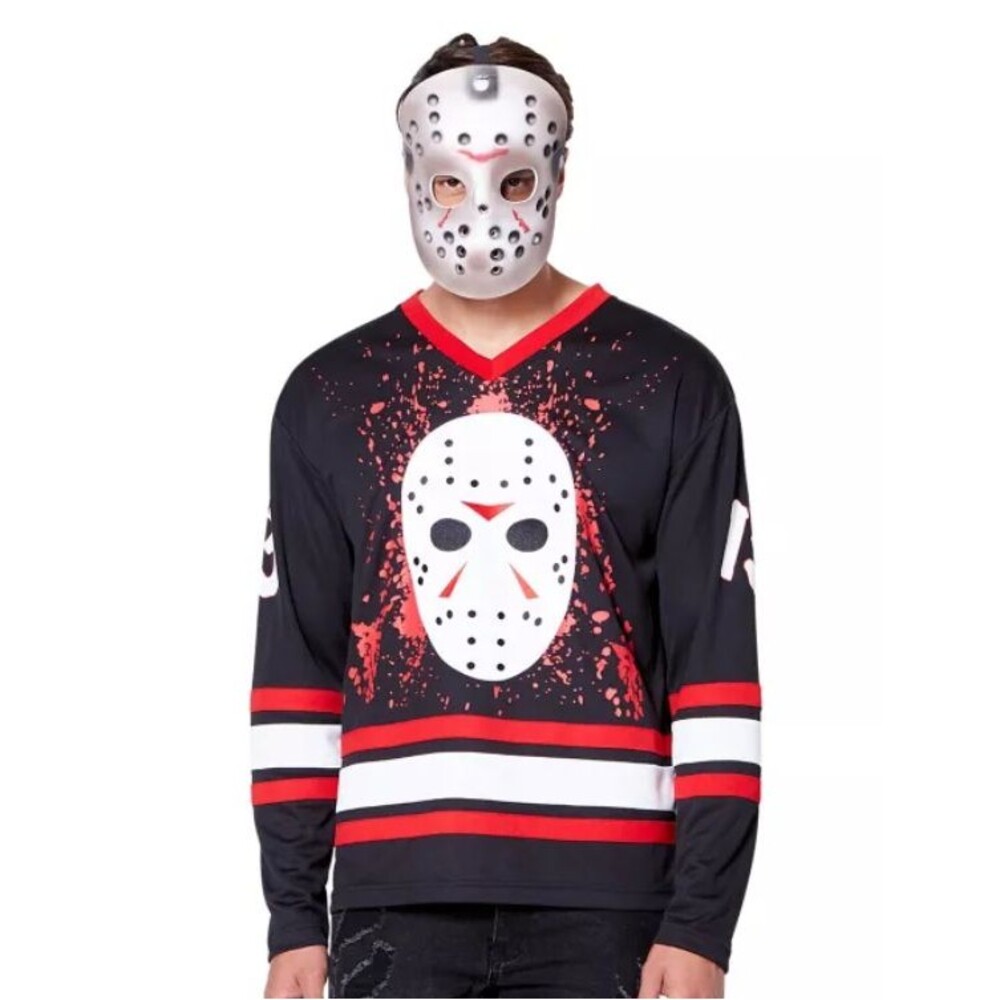 Friday the 13th Jason Voorhees Hockey Jersey XS Spirit Halloween 2017 Horror